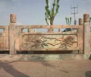 新中式景觀拱橋欄桿廠家_曲橋護(hù)欄效果圖高度設(shè)計