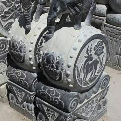 庭院別墅青石石雕戶(hù)外創(chuàng)意景觀(guān)抱鼓石雕雕塑