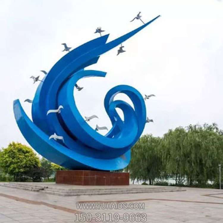不銹鋼創(chuàng)意抽象酒店廣場(chǎng)景觀(guān)雕塑