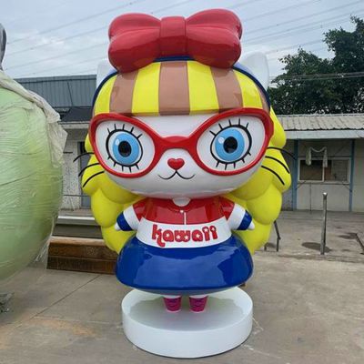 商場(chǎng)美陳擺件戶(hù)外大型玻璃鋼卡通人物景觀