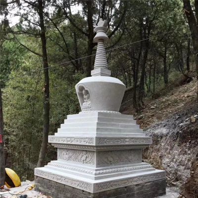 舍利塔，漢白玉寺廟石雕舍利塔