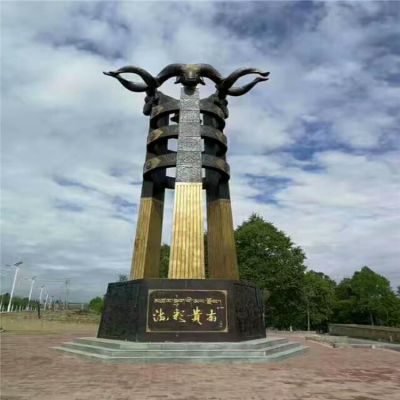 戶(hù)外廣場(chǎng)大型不銹鋼景觀雕塑擺件