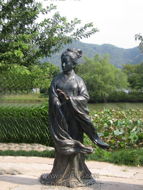 雕塑雕塑 觀(guān)光景區(qū)春秋時(shí)期著名美女西施銅<a href=
